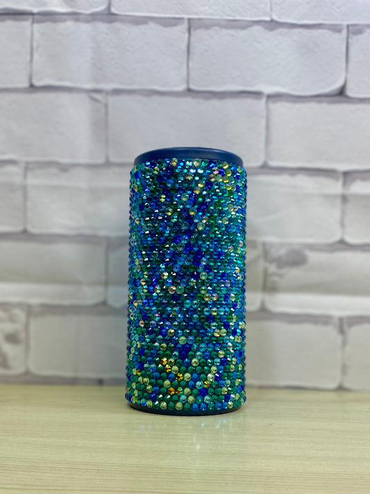 Full Rhinestone Skinny Can (2).                       Ready to Ship Stainless Steel Koozie