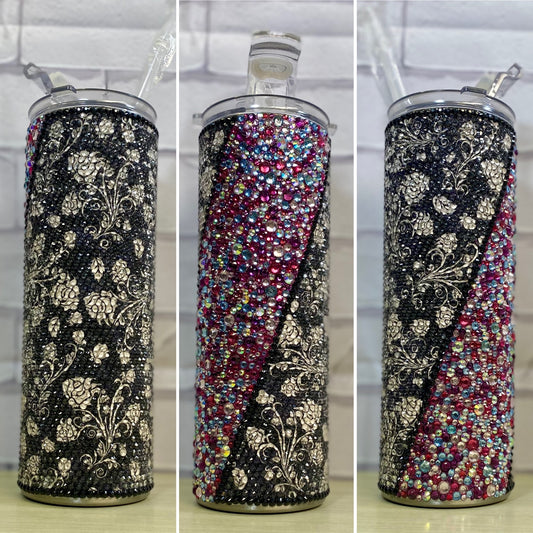 Full Rhinestone           Ready to Ship 20oz Stainless Steel Tumbler